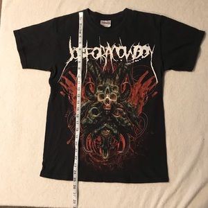 Job For A Cowboy band tee shirt size Sm